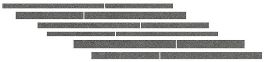 Мозаика Allure Mureto 3d Mosaic Anthracite Soft 15x60 керамогранит Living Ceramics матовая черный LV11153