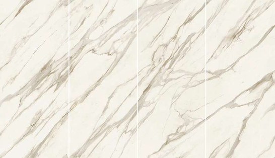 Керамогранит Marvel Meraviglia Calacatta Bernini 120x278 6 mm Lapp. Kit Endless 4 pcs Atlas Concorde Italy полированный универсальный AKF9 фото Керамогранит Marvel Meraviglia Calacatta Bernini 120x278 6 mm Lapp. Kit Endless 4 pcs Atlas Concorde Italy полированный универсальный AKF9