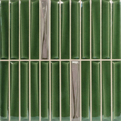 Декор Decor Melody Royal Green Gold 20x20 Monopole глянцевый керамический 85847