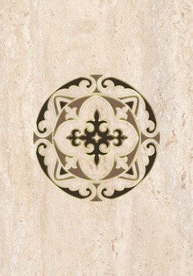 Декор Дубай D1 28х40 Axima матовый керамический СК000030371