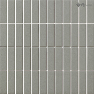 Мозаика PA-557 керамика матовая антислип 29.6х30 см NSmosaic Porcelain Series чип 23х73 мм, серый