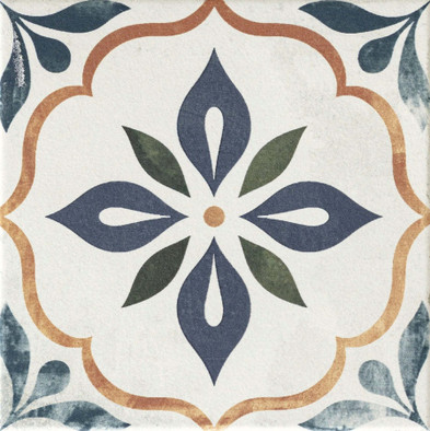 Керамогранит Roseta Blue 15x15 APE Ceramica Cabanyal матовый универсальная плитка A048699
