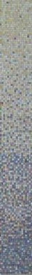 Растяжка из мозаики Taurus-Sfum-3 стекло 228.9х32.7 (каждая 32.7х32.7) см глянцевая чип 15х15 мм, голубой