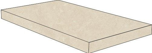 Ступень угловая Шарм Эдванс Кремо 120 Правая Charme Advance Cremo scalino120 Ang Dx 33x120 патинированная