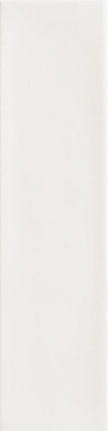 Настенная плитка Maiolica Matt White 7,5х30 матовая керамическая