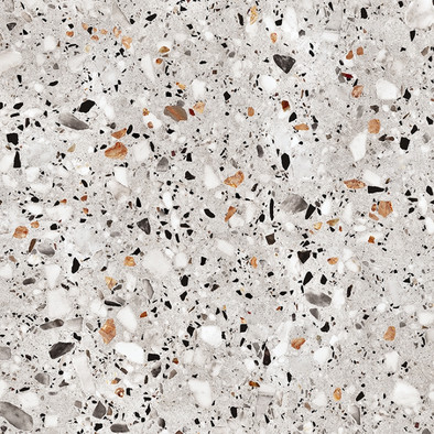 Керамогранит Evia Terrazzo Серый Глазурованный Матовый 60х60 ProGRES Ceramica напольная плитка NR0373