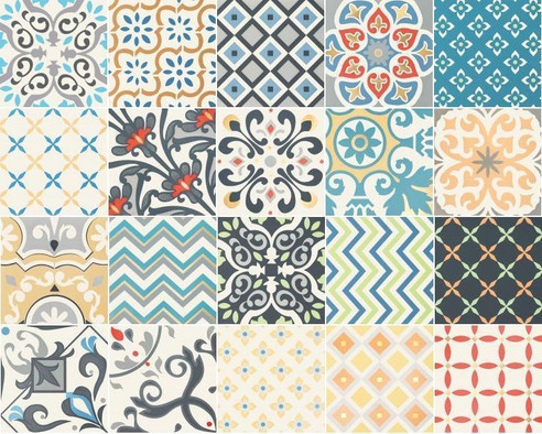 Декор Patch White 22,3x22,3 DS-01-208-0223-0223-1-013 Tubadzin матовый керамический 5903238007436