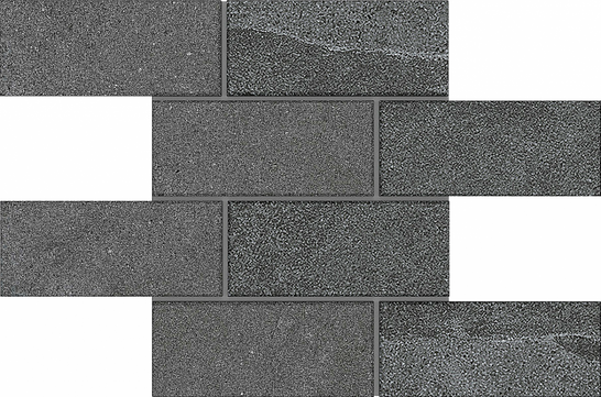 Мозаика LN04/TE04 Bricks Big 28,6x35 неполированная. керамогранит, черный 39622