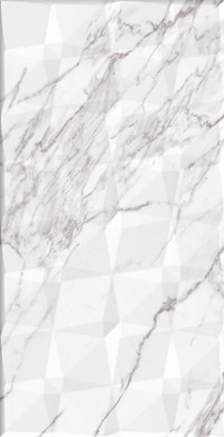 Настенная плитка Cassana White W M STR 31x61 NR Satin Belleza матовая, рельефная керамическая MEC30W23100B