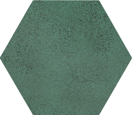 Настенная плитка W- Burano Green Hex-11x12,5 матовая керамическая