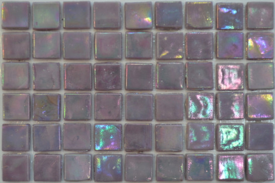 Мозаика Taurus-Lux-30 прокрашенная в массе стекло 32.7х32.7 см перламутровая чип 15х15 мм, сиреневый