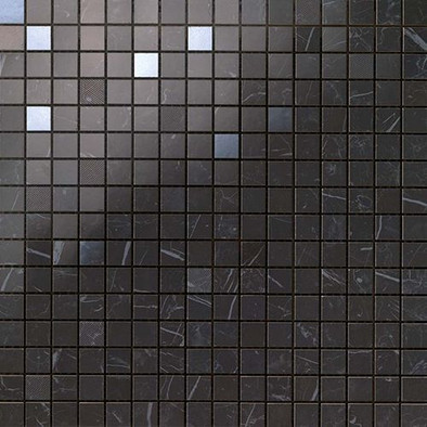 Декор Marvel Nero Marquina Mosaic Q керамический фото Декор Marvel Nero Marquina Mosaic Q керамический