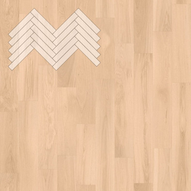 Паркетная доска Lab Arte Английская елка Дуб Натур Бетон лак 500х90х14/3