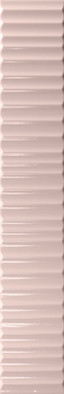 Настенная плитка Edo Pink Blush 5х30 Vilar Albaro рельефная (структурированная) керамическая n191174