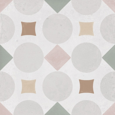 Керамогранит Patterns Pink Geometric/22,3/9 22,3x22,3 Peronda матовый универсальный 3386036508