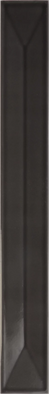 Настенная плитка Vitral Axis Black 5x40 Equipe глянцевая керамическая 31158 фото Настенная плитка Vitral Axis Black 5x40 Equipe глянцевая керамическая 31158