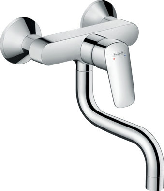 Смеситель Hansgrohe Logis для кухни (настенный монтаж) фото Смеситель Hansgrohe Logis для кухни (настенный монтаж)