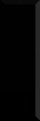 Настенная плитка Monocolor Biselado Brillo Negro 10x30 глянцевая керамическая фото Настенная плитка Monocolor Biselado Brillo Negro 10x30 глянцевая керамическая