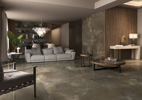 Мозаика Mk.Trex1530TOrm_10 mm 15х30 керамогранит матовая, коричневый