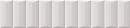 Настенная плитка Duo Tonne White Cegiełka Struktura D Mat 6,5x29,8 g1 Paradyz Ceramika матовая, рельефная (структурированная) керамическая SS--065X298-1-DUTO.WHD