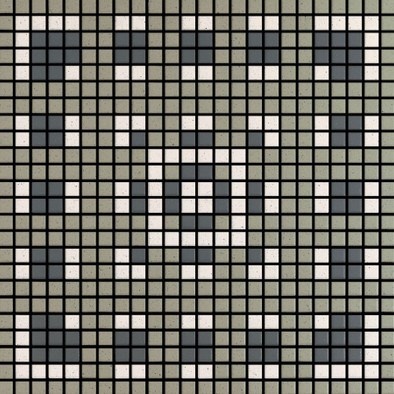 Мозаика Memoria Ombra MEMOM08 керамика 30х30 см Appiani матовая чип 12х12 мм, бежевый, зеленый, серый 