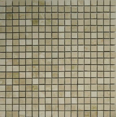 Мозаика Botticino Tum. 15х15х4 мм каменная 30.5x30.5