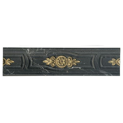 Бордюр Cenefa Pegaso Negro керамический