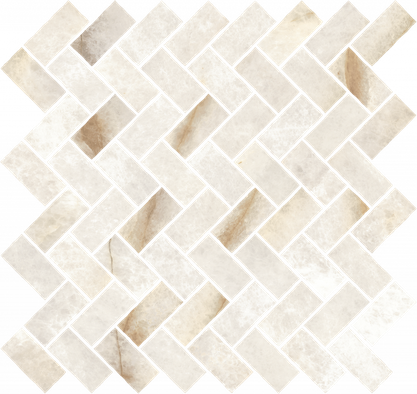 Мозаика Stellaris Crystal Pure Mosaico Cross керамогранит 29.7х31.5 см Italon матовая, бежевый 620110000214