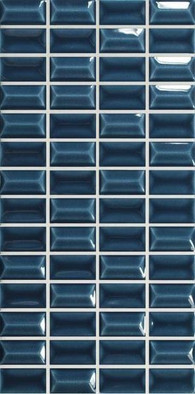 Настенная плитка 3D Bars Diamond Sapphire Gloss 12.5х25 Wow 3d, глянцевая, рельефная (структурированная) керамическая УТ-00048726