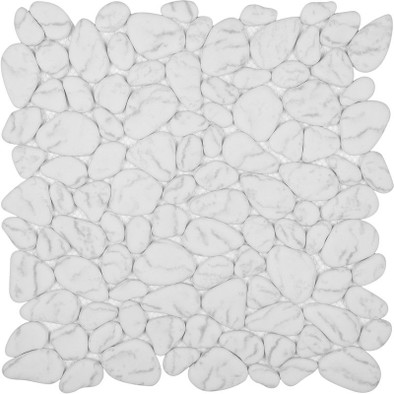Мозаика AGPBL-WHITE стекло 28.5х28.5 см матовая, белый