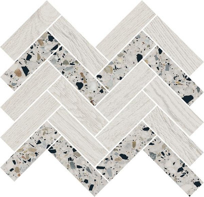 Мозаика T042/SG5268 Монтиони Мозаичный Белый керамогранит 34х35.5 см Kerama Marazzi матовая