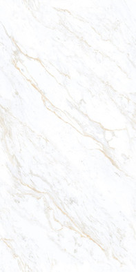 Керамогранит Beatrix White Glossy Golden Line 60x120 Infinity Ceramica полированный универсальная плитка