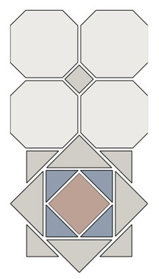 Керамогранит Лия Ф-(01/02/08/05) 17.3х35 Metlaha матовый напольная плитка