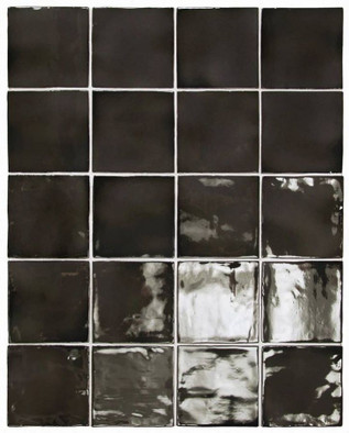 Настенная плитка Manacor Black 10x10 глянцевая керамическая