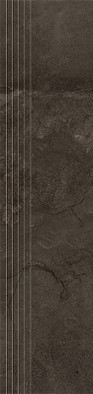 Ступень фронтальная Grand Cave Brown 29.6х119.8 керамогранит матовая, структурированная Tubadzin 5900199256293