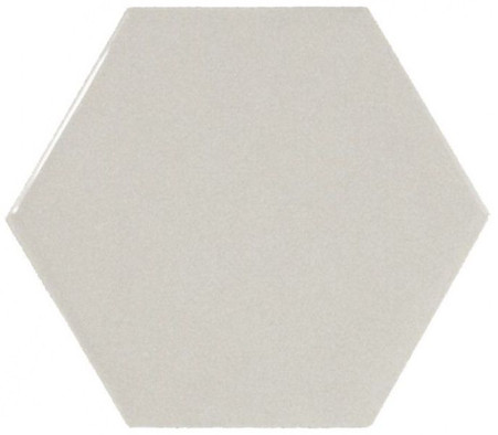 Настенная плитка Hexagon Light Grey керамическая фото Настенная плитка Hexagon Light Grey керамическая