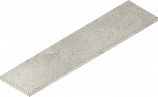 Ступень угловая Метрополис Абсолют Сильвер Левая 33x120 керамогранит матовая 620070002190