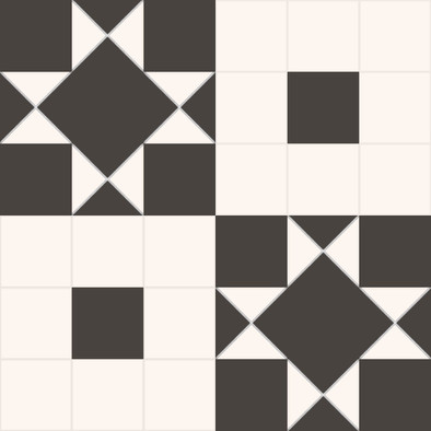 Керамогранит Victorian Dreams Bedford Black 45.2х45.2 Kerlife-Navarti антискользящий (grip), матовый универсальная плитка 00000041272