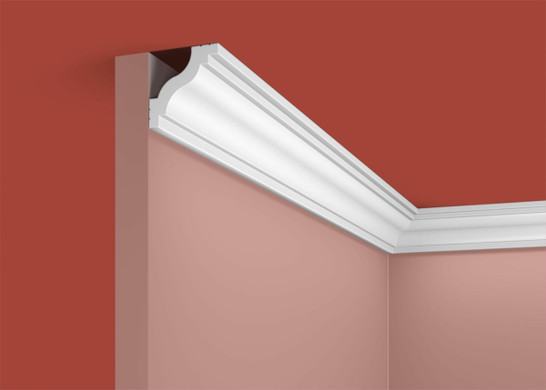 Cosca потолочный карниз KX034, 40х41, 2000мм, Экополимер/15