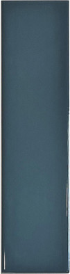 Настенная плитка Monte Blue 10x40 Decocer глянцевая керамическая С0005605