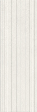Настенная плитка Аляска Айвори 477 Рельеф горизонтальный  32.5х100 Eurotile Ceramica керамическая