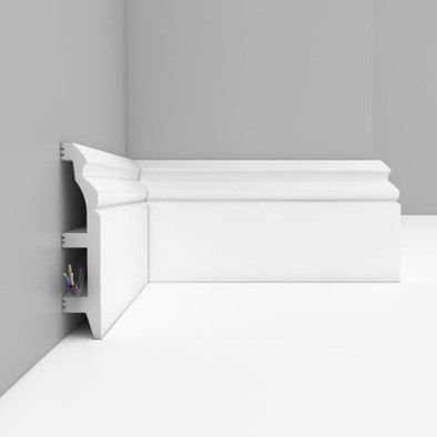 Плинтус напольный D232-115 ДМ Decomaster (100х22х2400 мм) 