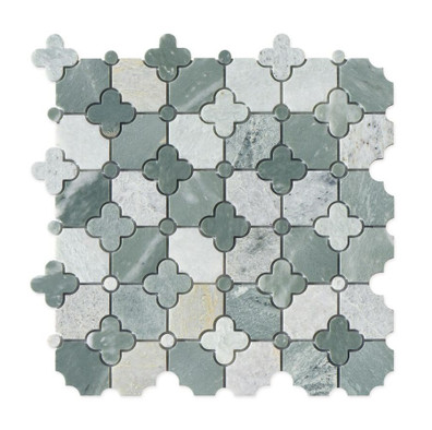 Мозаика Orro Mosaic Estetic Green мрамор 29.8х9.8 см полированная зеленый