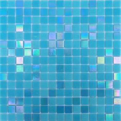 Мозаика Dori Blue 2x2 стеклянная 32.7x32.7