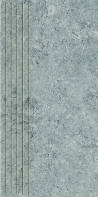Ступень фронтальная Zimba Light Grey Str 59,8x29,6x0,8 керамогранит матовая, структурированная Tubadzin 5900199240841