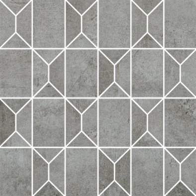Мозаика Uniwersalna Mozaika Grys Paradyz Industrial керамика 29.8х29.8 см гладкая, блестящая серый 5900144098909