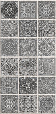 Декор 585582001 Grazia Grey Nefertiti 20,1х40,5 керамический