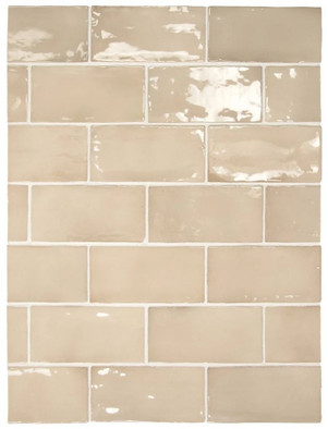 Настенная плитка 26903 Manacor Beige Argile 7,5х15 см Equipe глянцевая керамическая