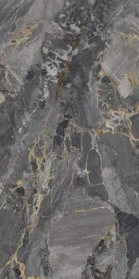 Керамогранит GT1206018005MCR Stonela_GT Черный 60х120 Global Tile carving, матовый универсальная плитка