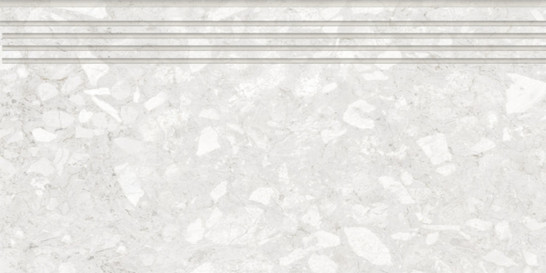 Ступень фронтальная K-2110/MR/st01/300x600x9 керамогранит матовая Kerranova Молекула